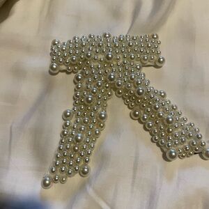 Pearl Embellished hair bow